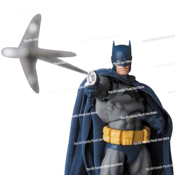 Mafex 105 Batman Blue Hush Action Figur - Sort version DC Anime Model Legetøjsgave