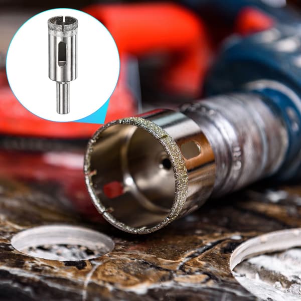 5-delt diamanthulsavbor 3-18 mm glasbor til keramik/marmor/granit