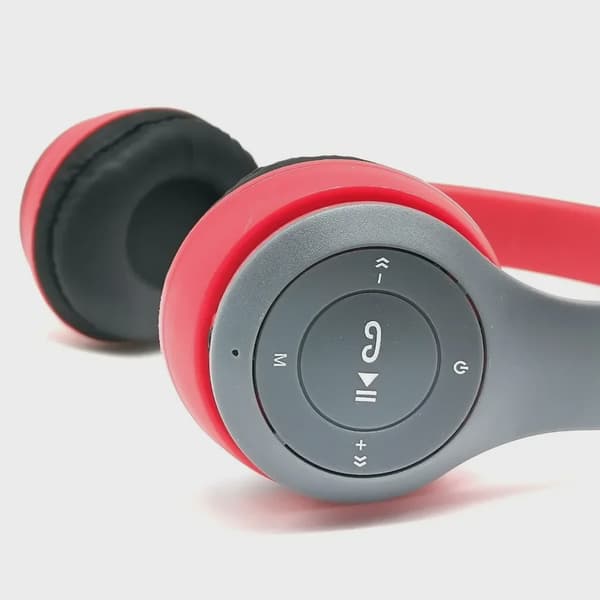 Multifunktionelt bærbart, foldbart, hovedmonteret, trådløst Bluetooth 5.0-headset til Bluetooth-forbindelse med TF-kort og kabelforbindelse