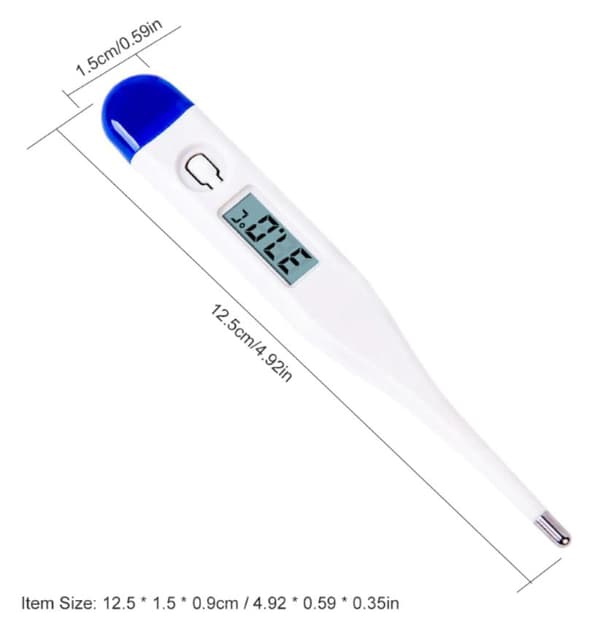 Digital febertermometer med LCD-skärm-Febertermometer certifikat