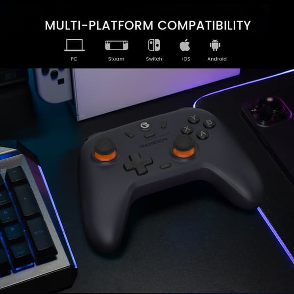 GameSir T4 Nova Lite trådløs gamepad-spilcontroller til Switch, Android, IOS, PC og Steam-spil Hall Effect-stick