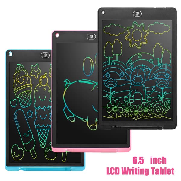 6,5" LCD-kirjoitustabletti - Opetuspiirustustaulu lapsille, Magic Blackboard -lelulahja
