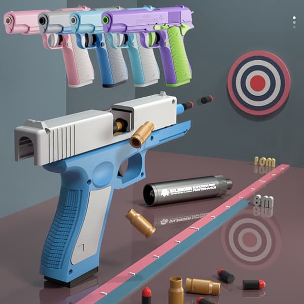 3D-printet Gravity Legetøjspistol-model - M1911 & Desert Eagle Design til fidgeting og stresslindring