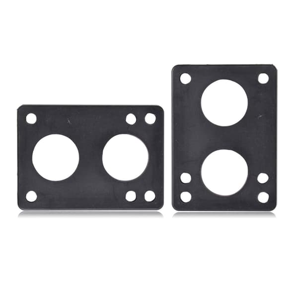2 stk. skateboard riser pads med 8 stk. 29 mm truckskruer sæt