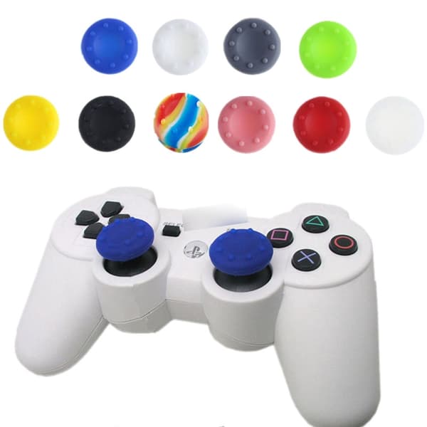 2 stk. til PS3 PS4 XBOX 360 gummi silikone hætte analog controller silikone hætte dæksel thumb stick greb joystick hætter tilbehør