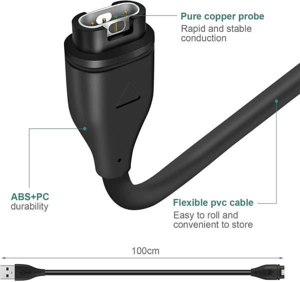 Hurtigoplader Garmin Ure - Universal Oplader