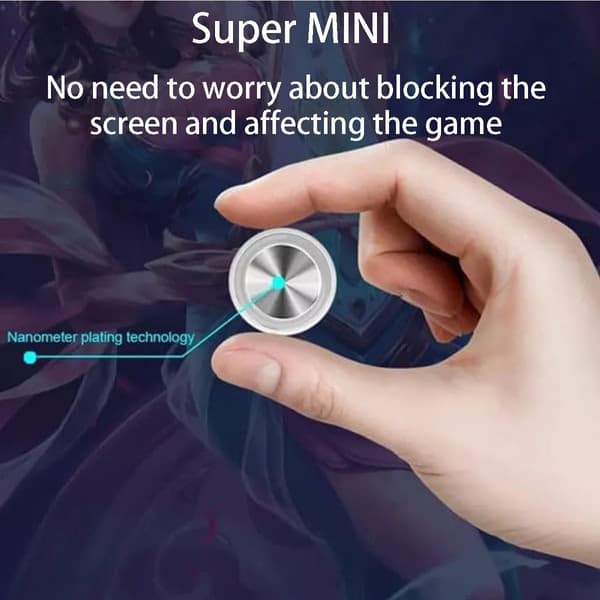 Smartphone-controller Joystick Spilstyring Touchskærm Joypad til iPad iPhone Android Tablet Jævn betjening Spilcontroller