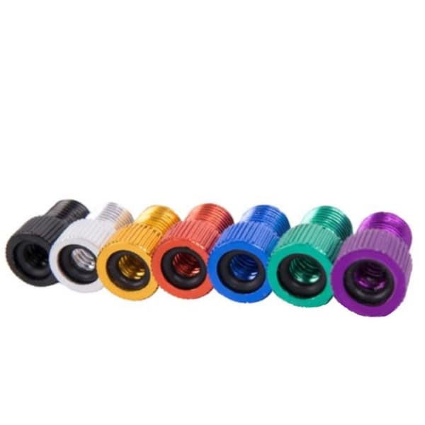 2 st. Presta till Schrader cykelpumpventiladapterkoppling