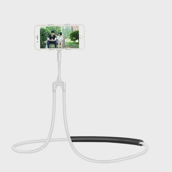 Justerbar 360° mobiltelefonholder til halsmontering til iPhone Xiaomi