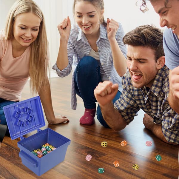 Dumpster Dice 80st snabba soptärningar interaktivt schackbräde partyspel Presentask Spännande soptunna tärningar för barnfest