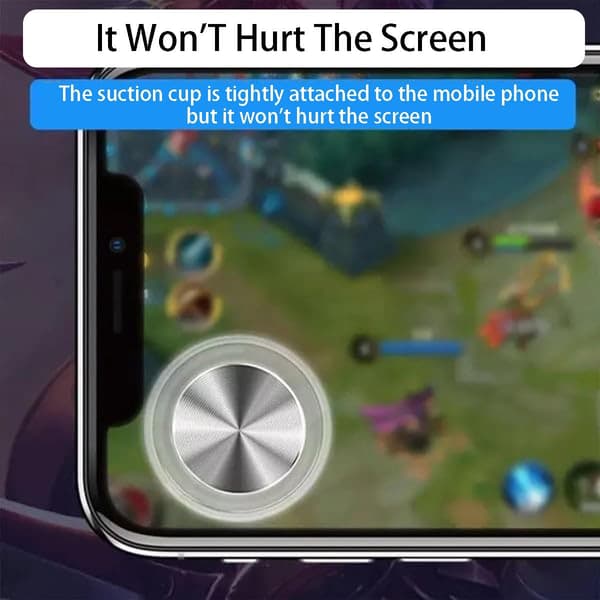 Smartphone-controller Joystick Spilstyring Touchskærm Joypad til iPad iPhone Android Tablet Jævn betjening Spilcontroller