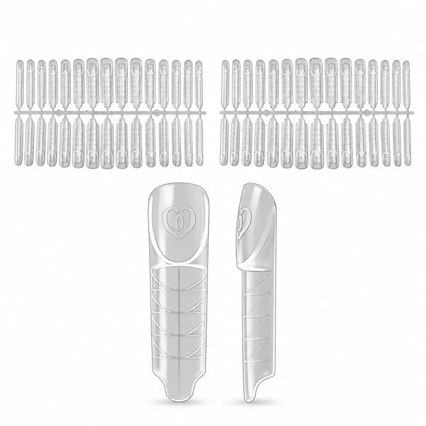 Nailpop Space Nail Dual Forms - 15 størrelser til polygel-extensions, genanvendelig