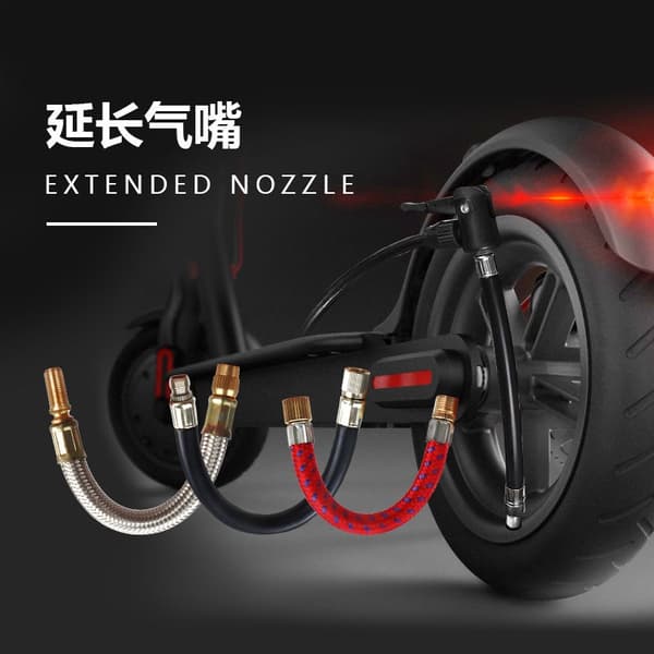 Ventiladapter Luftpump Munstyckeslang för Xiaomi M365 Elscooter Koppar Universalventil