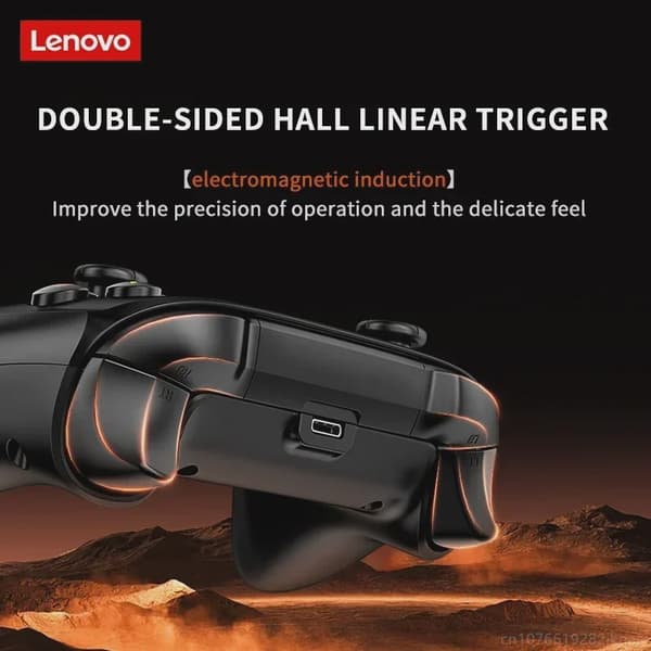 Ny Lenovo S02 trådløs controller Bluetooth-gamepad til Nintendo Switch, PC, Android TV, IOS PC-joysticks med seks akser og dobbelt vibration