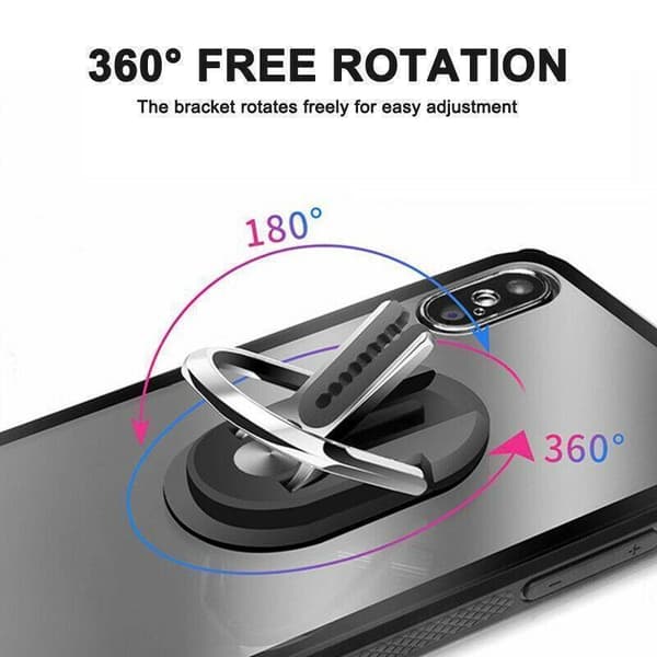 360° Ringholder Telefonstativ Universal Bilventilationsmontering Multifunktionelt Telefongreb
