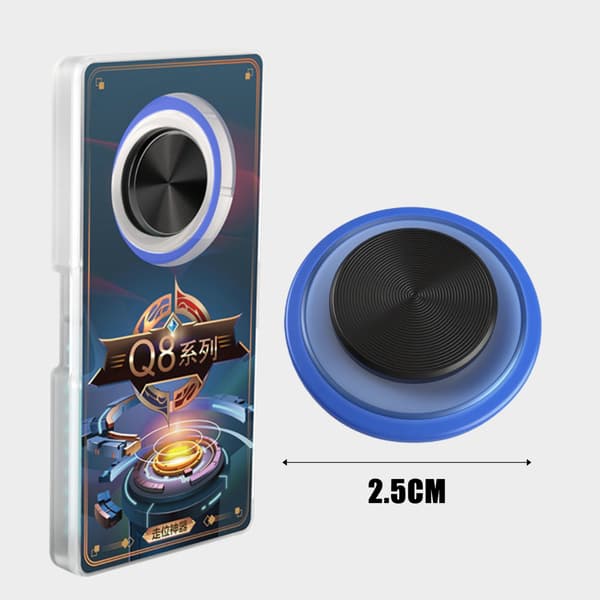 Smartphone-controller Joystick Spilstyring Touchskærm Joypad til iPad iPhone Android Tablet Jævn betjening Spilcontroller