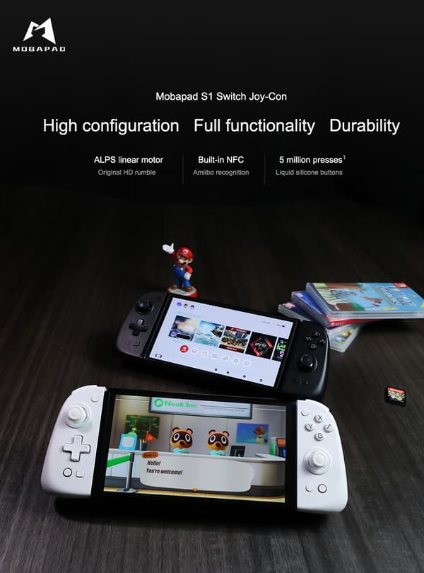 MOBAPAD S1 HD / S1 S Spilcontroller, Gamepad med Hall Joystick Konsol til Nintendo Switch NS OLED Joypad
