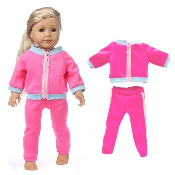 18 tums dockkläder vinterjacka för 43 cm nyfödd docka, outfit jacka