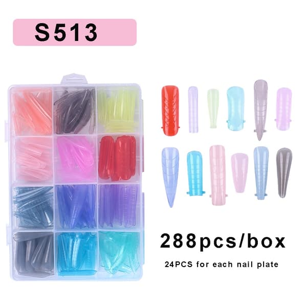 120/150 st Dual System Nagelforms Set för Akrylförlängning