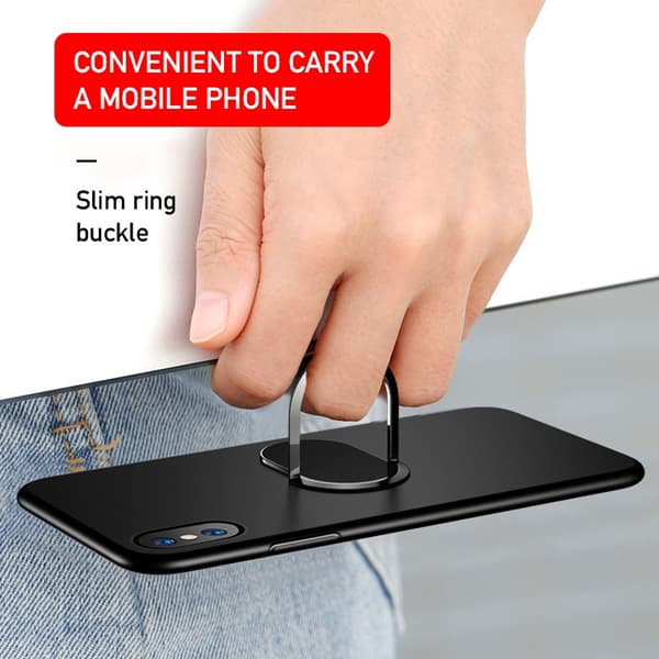 Universal Magnetisk Fingerring Telefonholder Stativ Bilmontering til iPhone Smartphone