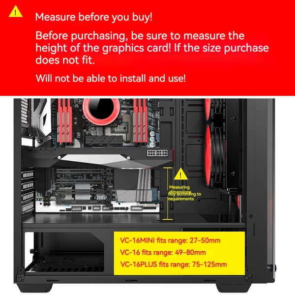 Magnetisk GPU-støttebeslag Grafikkortholder til stationær pc-tilbehør