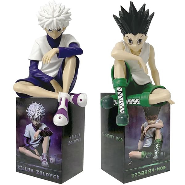 Hunter x Hunter Killua Zoldyck Action Figur - PVC Nuddelprop Statue til bilpynt