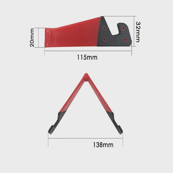 Bærbar justerbar universel foldbar telefon- og tabletholder til iPhone