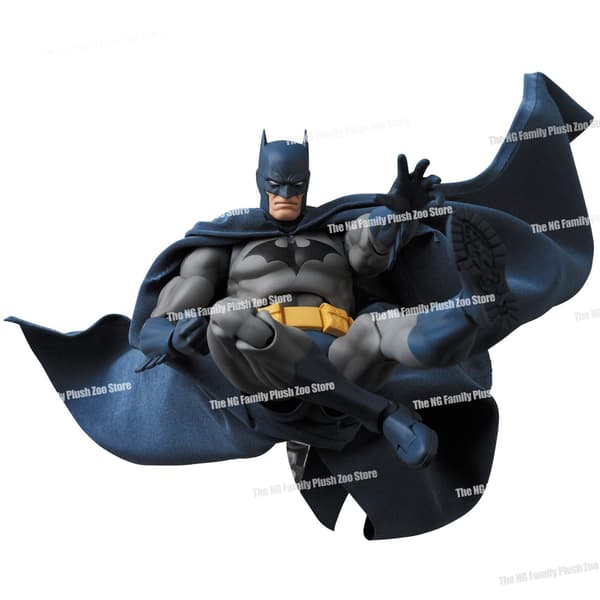 Mafex 105 Batman Blue Hush Action Figur - Sort version DC Anime Model Legetøjsgave