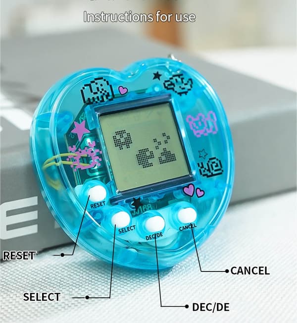 Nostalgic Handheld Virtual Pet Game Console - Elektroniska digitala djur för barn