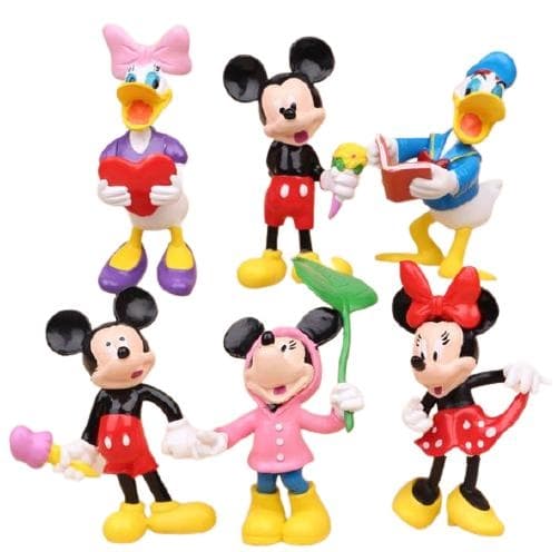 Disney 6 stk./sæt 7 cm Mickey