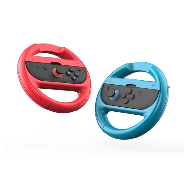 2 stk. racerratcontroller til Nintendo Switch 2 & Switch OLED-model Joy-Con Mario Kart 8 Deluxe ABS til materialehåndtag