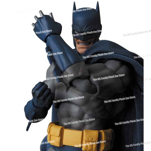 Mafex 105 Batman Blue Hush Action Figur - Sort version DC Anime Model Legetøjsgave