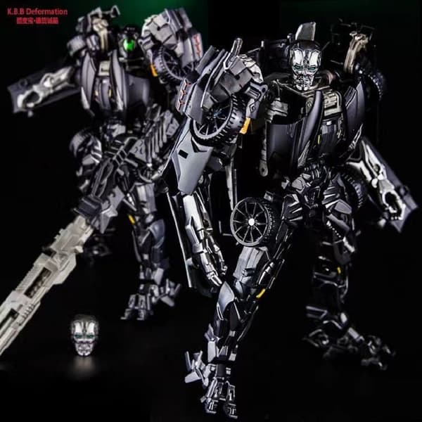 Transforming Dark Lockdown Robot Car Legetøj - Filmversion, Deforme Figurer, Børnefødselsdagsgave