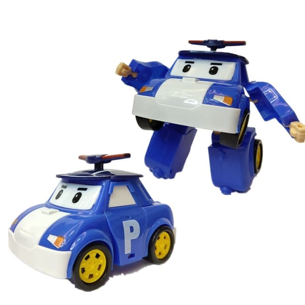Korea Polis Robocar Amber Roy Haley Action Figur - Transformerende robotlegetøj til børn