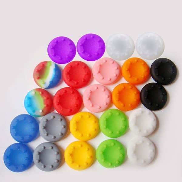 2 stk. til PS3 PS4 XBOX 360 gummi silikone hætte analog controller silikone hætte dæksel thumb stick greb joystick hætter tilbehør