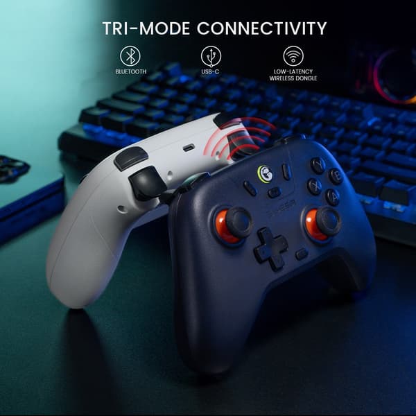 GameSir T4 Nova Lite trådløs gamepad-spilcontroller til Switch, Android, IOS, PC og Steam-spil Hall Effect-stick