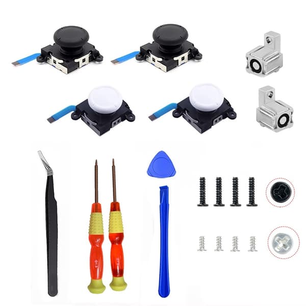 Joycon Joystick Udskiftning til Switch NS / Switch Lite / Switch OLED Venstre Højre Controller Reparationsdele 3D Analog Thumb Stick