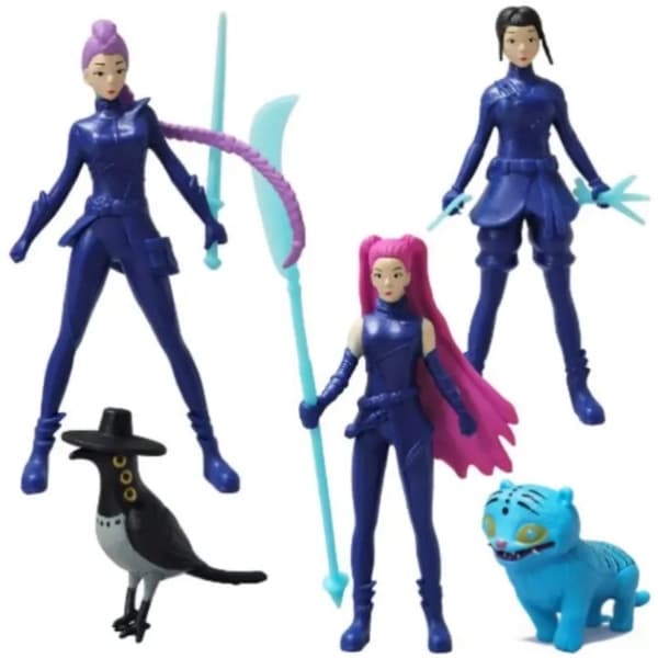 Anime Kpop Demon Hunter Figurmodellleksak - Spelbordsdekor och samlarpresent för barn