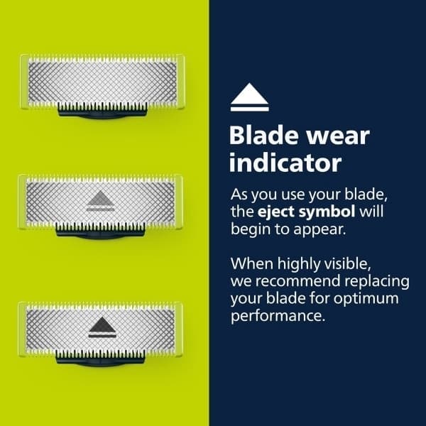 2-pack rakblad kompatibel med Philips Oneblade Replacement