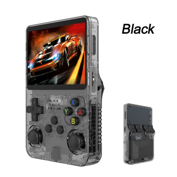 R36S Open Source K36 Handheld Game Console 3,5-tums IPS-skärm Inbyggd 16000 spel Stöder online-dubbel för PS1/PSP/DC