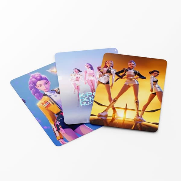 55 Demon Hunter Kpop LOMO-kort til 2D Anime Collection - Perfekt til fans og samlere!