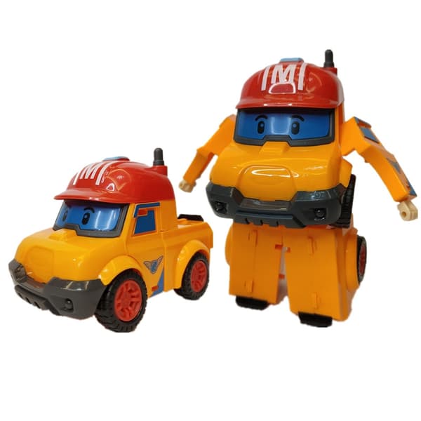 Korea Polis Robocar Amber Roy Haley Action Figur - Transformerende robotlegetøj til børn