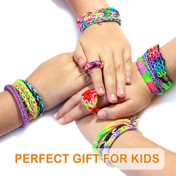 Premium Loom gummiband Refill Kit för barn - DIY Armband Making Craft Present för barn