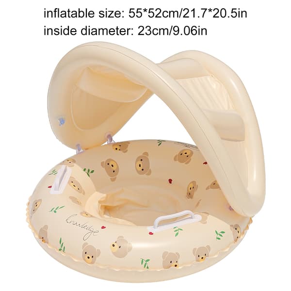 1 PC Bear & Rabbit Canopy Arm Float - fortykket oppustelig poolflyder til sommer-, strand- og poolfester
