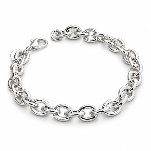925 Sterling Silver Armband Spänne Basic Chain Charm Utsökt Dammode Bröllopsfest Presentsmycken