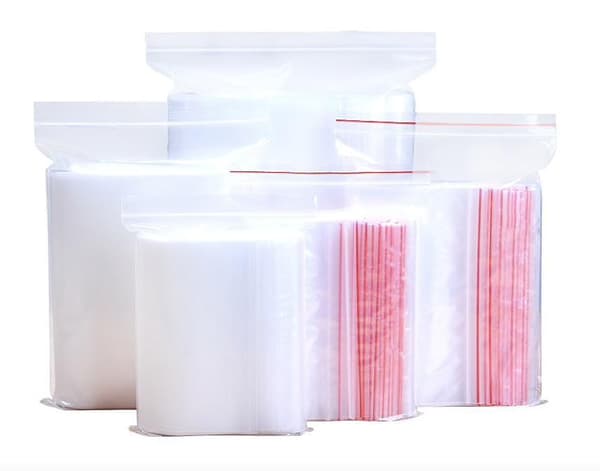 100-Pack Blixtlåspåsar Ziplock  Påsar 4x6cm
