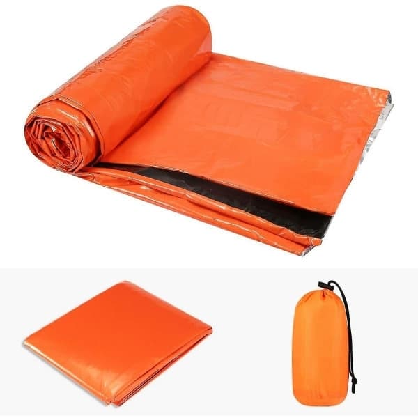 4x Emergency Termal Waterproof Sovepose til udendørs brug
