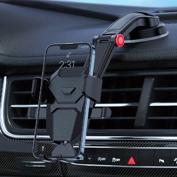 Biltelefonholder Stand Gravity Dashboard Universal Mobilstøtte til iPhone 13/12 Pro Xiaomi Samsung