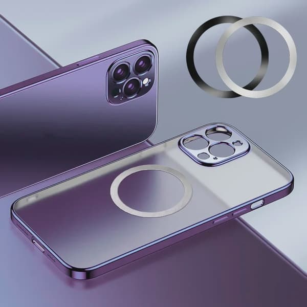 2024 Rustfrit Stål Universal Magnetisk Metalplade Ring til Magsafe Trådløs Oplader Holder