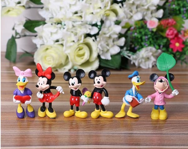 Disney 6pcs / set 7cm Mickey